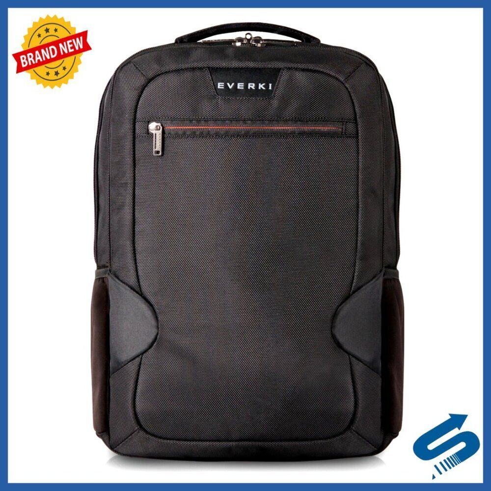 Slim Laptop Backpack Lightweight Padded Trolley Handle Eco-Friendly Minimal
